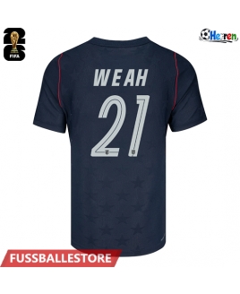 Günstige Vereinigte Staaten Timothy Weah #21 Auswärtstrikot WM 2026 Kurzarm